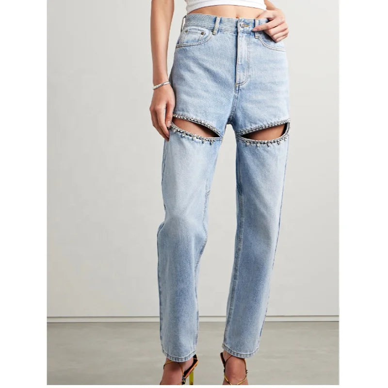 CUT HIM OUT x 2 Women's Jeans