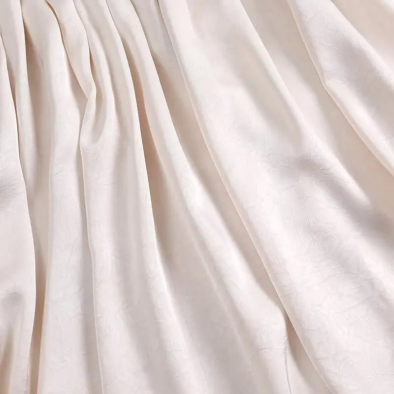 Beige Flattering, Casual Women's Skirt