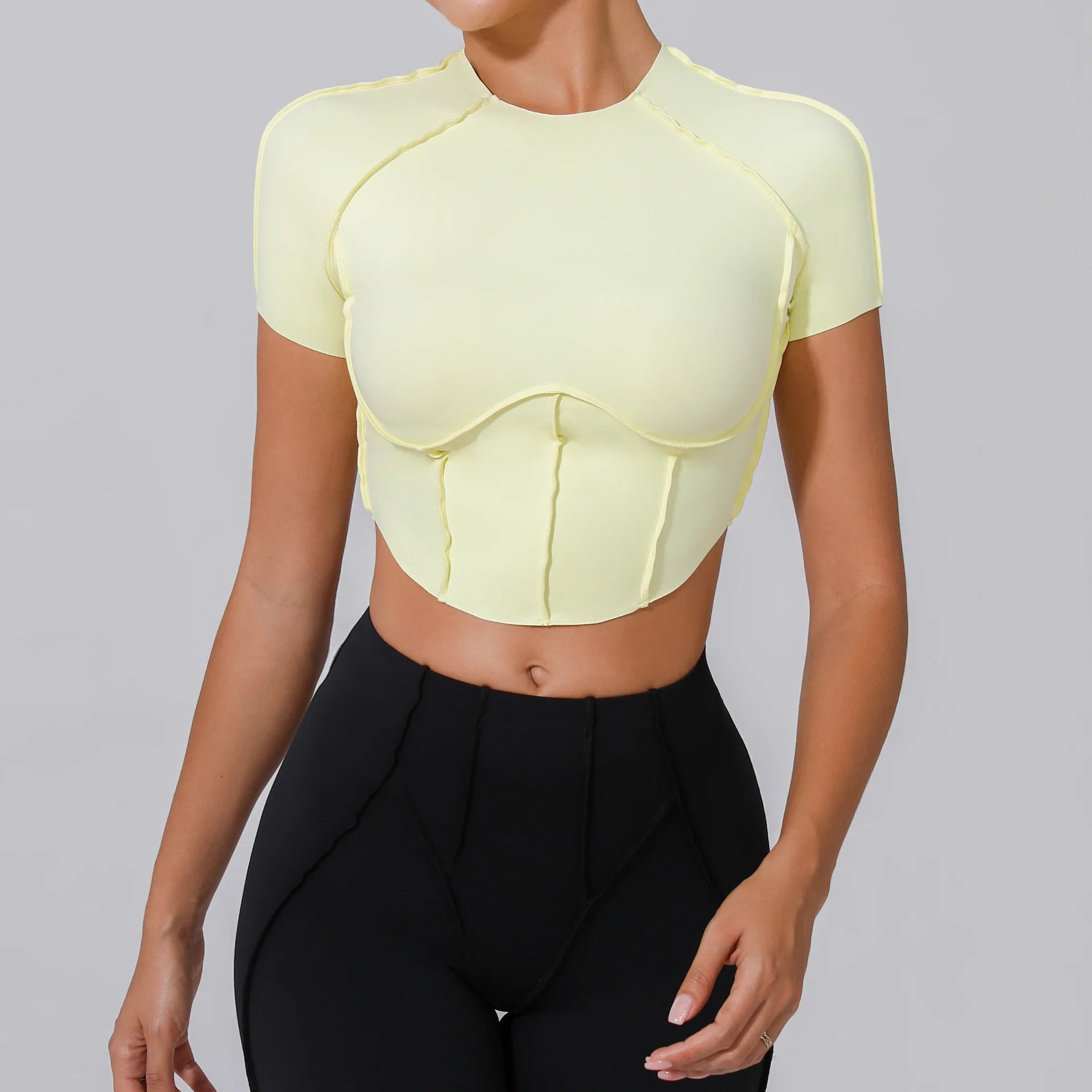 Cut N Sewn Yoga Top
