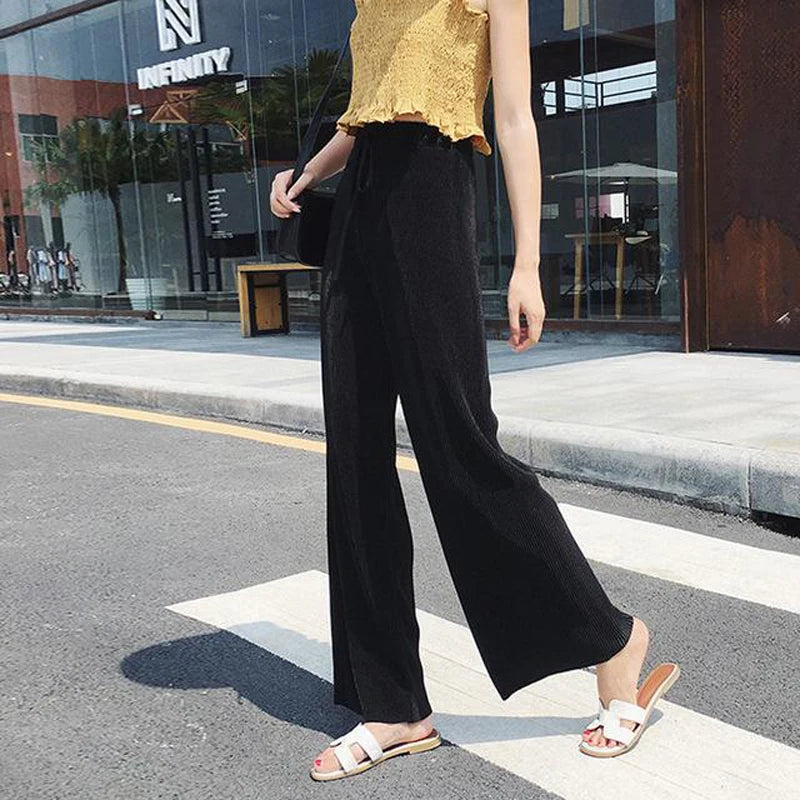 Women's Wide Leg Pants Pleated