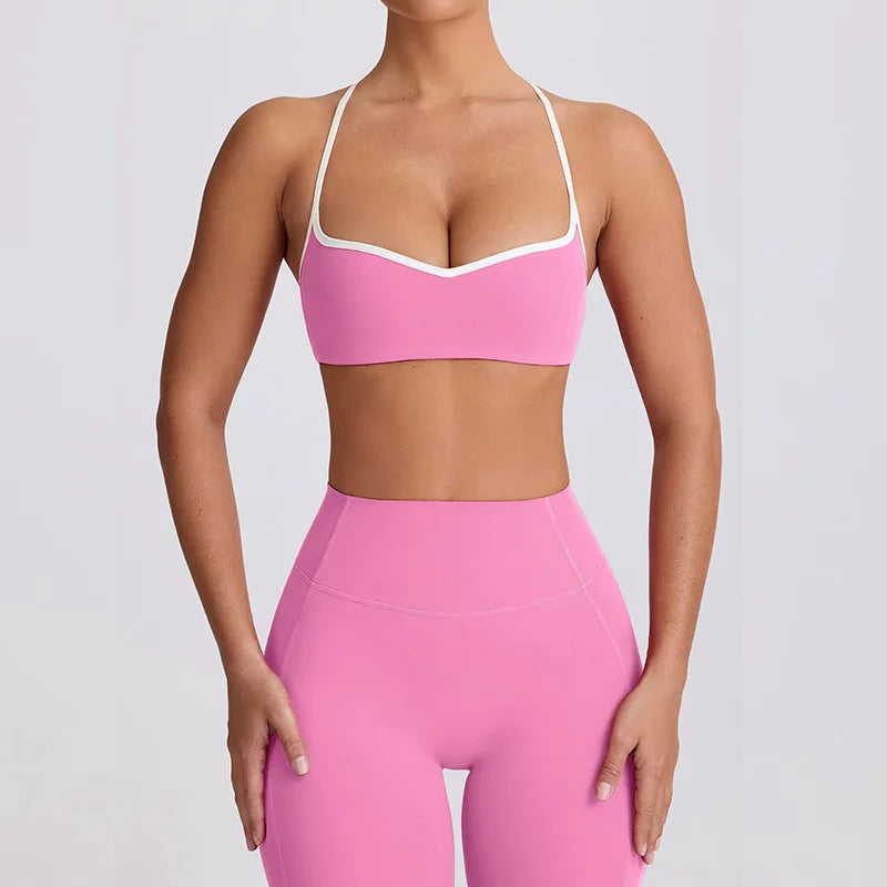 I Heart You Pink Matching Athletic Set for Women