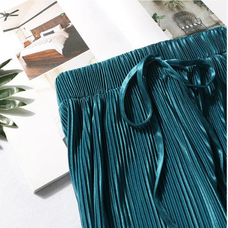 Women's Wide Leg Pants Pleated
