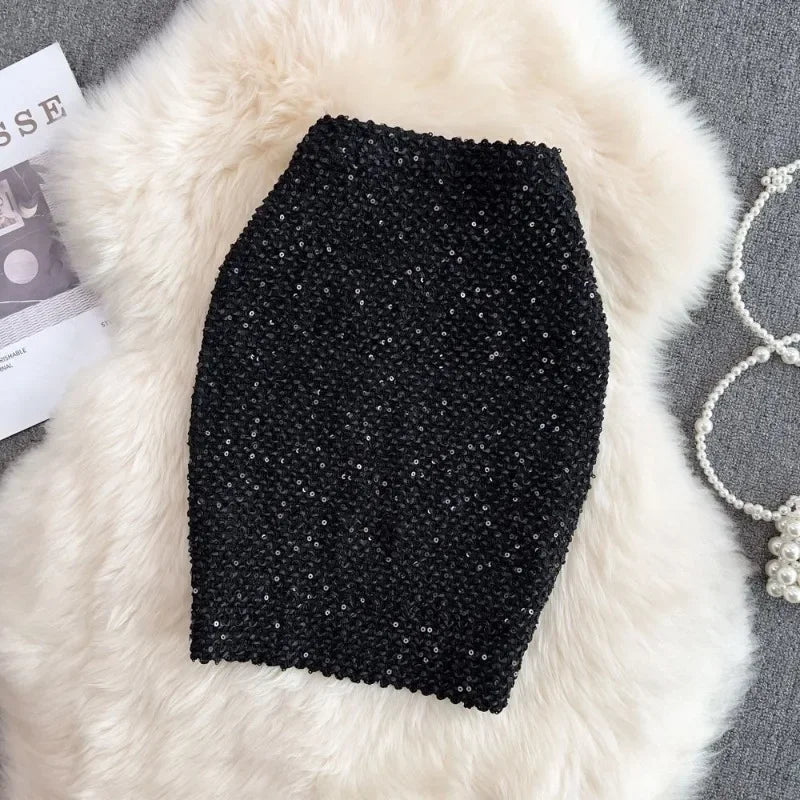 CELEBRATE Stylish Sequin Women's Skirt