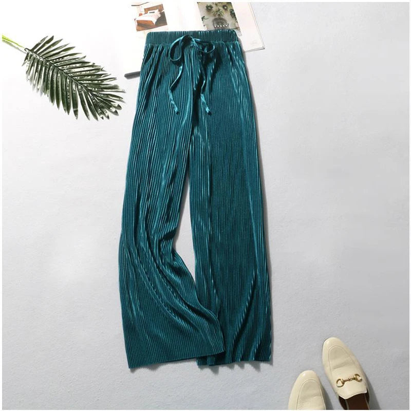 Women's Wide Leg Pants Pleated