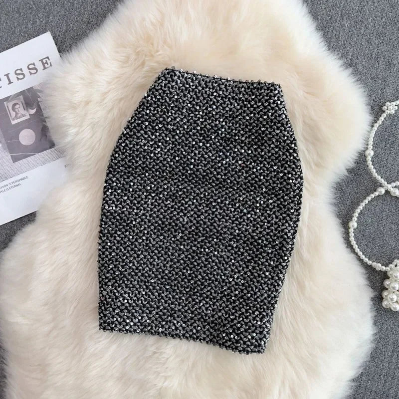CELEBRATE Stylish Sequin Women's Skirt