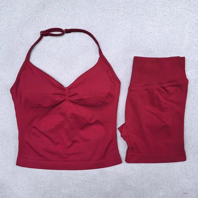 Halter Cutie Yoga Set for the Ladies(Booty Lifting)
