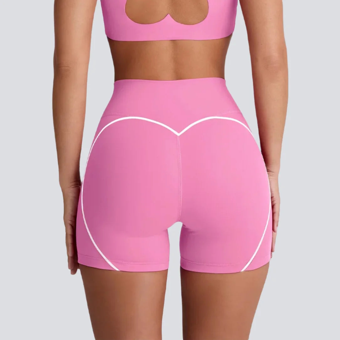 I Heart You Pink Matching Athletic Set for Women